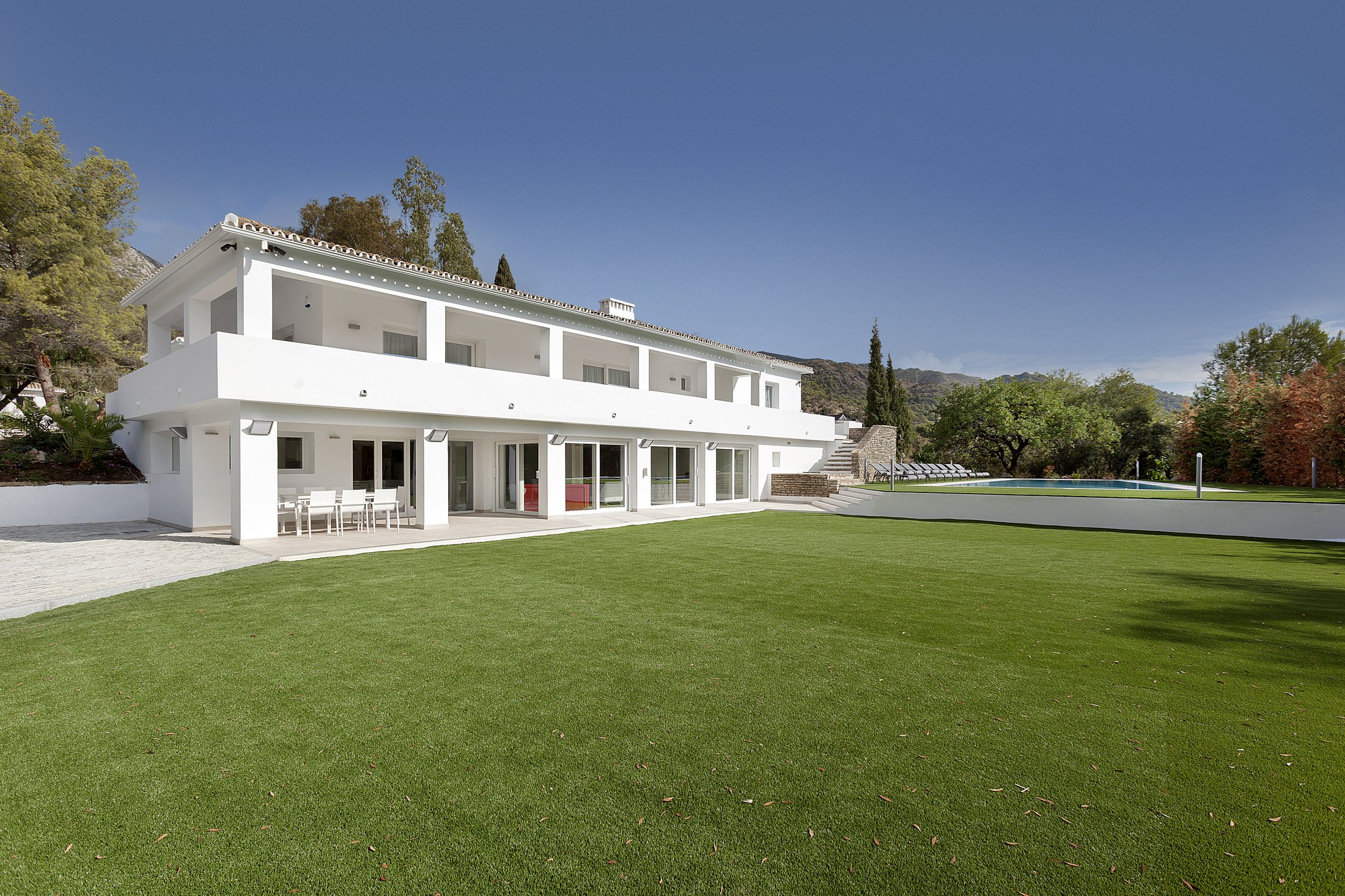 Eine private Villa an der Küste von Marbella